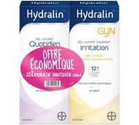 Hydralin Offre Economique Irritation + Quotidien 200 Ml + 200 Ml