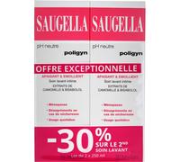 Parapharmacie > Hygiène & Premiers soins > Produits d'Hygiène Intime > Produits de Toilettes et Soins Intimes Saugella Poligyn Soin Lavant Doux 2 x 250 ml - Toilette et soins - Pharmacie en ligne LaSa