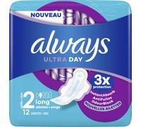 Parapharmacie > Hygiène & Premiers soins > Produits d'Hygiène Intime > Protections Hygiéniques Always Ultra Day Taille 2 Serviettes Hygiéniques x 12