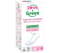Parapharmacie > Hygiène & Premiers soins > Produits d'Hygiène Intime > Protections Hygiéniques Love & Green Protèges-slips certifiés Ecolabel Hypoallergéniques Taille Normal x 30 - Protection - Pharma