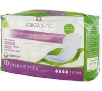 Parapharmacie > Hygiène & Premiers soins > Produits d'Hygiène Intime > Protections Hygiéniques Organyc Fuites Urinaires Serviette Extra Bio x 10 - Protection - Pharmacie en ligne LaSante.net