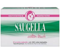 Parapharmacie > Hygiène & Premiers soins > Produits d'Hygiène Intime > Protections Hygiéniques Saugella Cotton Touch 10 Serviettes Maternité - Protection - Pharmacie en ligne LaSante.net