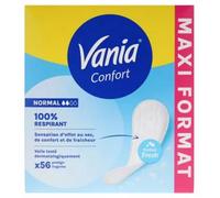 Parapharmacie > Hygiène & Premiers soins > Produits d'Hygiène Intime > Protections Hygiéniques > Serviettes et culottes lavables Vania Confort Fresh Normal Protège-Lingeries x 56x 56
