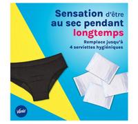 Parapharmacie > Hygiène & Premiers soins > Produits d'Hygiène Intime > Protections Hygiéniques > Serviettes et culottes lavables Vania Culotte de Regles Flux Abondant 1 CulotteXS/S