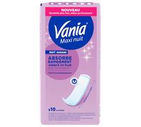 Parapharmacie > Hygiène & Premiers soins > Produits d'Hygiène Intime > Protections Hygiéniques > Serviettes et culottes lavables Vania Maxi Nuit Serviettes x 10