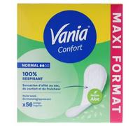 Parapharmacie > Hygiène & Premiers soins > Produits d'Hygiène Intime > Protections Hygiéniques > Serviettes et culottes lavables Vania Confort Aloe Normal Protège-Lingeries x 56x 56