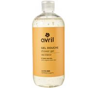 Avril - Gel Douche Bio - Texture Soyeuse - Aloe Vera Bio - 97% d'Origine Naturelle - Vegan, Certifié Bio Ecocert - Fabriqué en France - 500ml (Coeur d'Abricot)