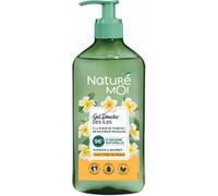 Naturé Moi - Gel Douche Des Îles - Hydrate et Nourrit - Tous Types de Peaux - Gel Douche Monoï - Fleur de Tiaré Bio - 96% d'Origine Naturelle - 500 ml - Fabriqué en France