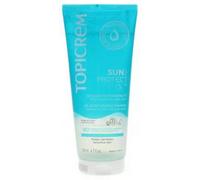Topicrem - Sun Protect, Douche Réhydratante - Nettoie, Hydrate, Nourrit, Apaise la Peau, Élimine les Résidus de Protection Solaire - Soin Peaux Sensibles - Gel Douche Après-Soleil - 200 ml