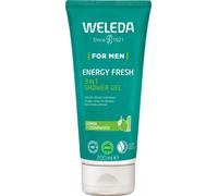 WELEDA - Gel Douche énergisant 3en1 Energy Fresh Pour Homme- Rafraîchit et dynamise - Pour un réveil dynamique et un moment de rafraîchissement intense ! - Natrue - Vegan - 200 ml