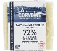 La Corvette Marseille Cube de Savon de Marseille Olive Extra Pur Filmé 200g