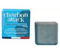 Parapharmacie > Hygiène & Premiers soins > Produits pour Douche et Bain > Pains de savon Lamazuna Charbon Attack Soin Lavant Visage Solide Charbon Attack 28 ml