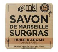 Parapharmacie > Hygiène & Premiers soins > Produits pour Douche et Bain > Pains de savon MKL Green Nature Savon de Marseille Surgras Huile d'Argan 100 g