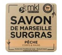 MKL Green Nature Savon de Marseille Pêche 100g