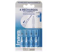 Parapharmacie > Hygiène & Premiers soins > Soins Bucco-Dentaire > Brosses à dents Inava Brossettes Recharges pour Trio Compac x 4 0,8 mm