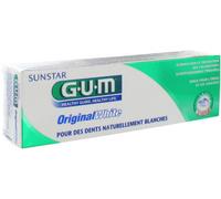 Parapharmacie > Hygiène & Premiers soins > Soins bucco-dentaires > Dentifrices GUM Dentifrice OriginalWhite75 ml