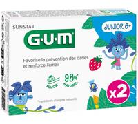 Parapharmacie > Hygiène & Premiers soins > Soins bucco-dentaires > Dentifrices GUM Junior Gel Dentifrice Lot de 2 x 50 ml - Dentifrices - Pharmacie en ligne LaSante.net
