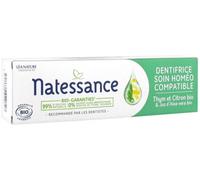 Parapharmacie > Hygiène & Premiers soins > Soins bucco-dentaires > Dentifrices Natessance Dentifrice Soin Homéo Compatible Thym et Citron Bio 75 ml - Dentifrices - Pharmacie en ligne LaSante.net