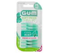 Parapharmacie > Hygiène & Premiers soins > Soins bucco-dentaires GUM Soft-Picks Comfort Flex Cool Mint Taille M x 80