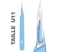 Parapharmacie > Matériel Médical > Equipement médical Bistouris stériles à usage unique Swann Morton U11 x 10 - Equipement médical - Pharmacie en ligne LaSante.net