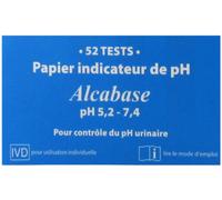Dr. Theiss Alcabase Papier Indicateur pH Urinaire 52 Bandelettes