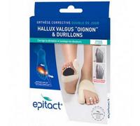 Parapharmacie > Matériel Médical > Orthopédie > Attelles cheville et pied Epitact Orthèse Double Epithélium + Hallux Valgus - Attelles cheville et pied - Pharmacie en ligne LaSante.netS