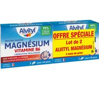 Parapharmacie > Promotions Alvityl Magnésium Vitamine B6 Comprimés Lot De 2 x 45 - Promotions et Idées cadeaux - Pharmacie en ligne LaSante.net