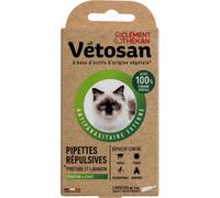 Parapharmacie > Vétérinaire > Anti-parasites > Anti-puces et anti-tiques > Anti-puces et anti-tiques chat > Pipette anti-puces et anti-tiques chat Vétosan Pipettes Répulsives pour Chat et Chaton 2 x 1