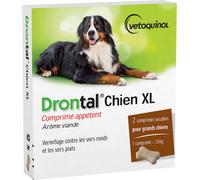 Parapharmacie > Vétérinaire > Anti-parasites > Vermifuges Vetoquinol Drontal Chien XL Arôme Viande Comprimés x 2 - Vermifuges - Pharmacie en ligne LaSante.net