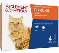 Parapharmacie > Vétérinaire > Produits Anti-parasites Pour Animaux Clément Thékan Fiprokil Chat 4 x 0,50 ml - Anti-parasites - Pharmacie en ligne LaSante.net