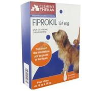 Parapharmacie > Vétérinaire > Produits Anti-parasites Pour Animaux Clément Thékan Fiprokil Chien 10-20 kg - 4 x 1,34 ml - Anti-parasites - Pharmacie en ligne LaSante.net