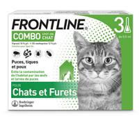 Parapharmacie > Vétérinaire > Produits Anti-parasites Pour Animaux Frontline Combo Chat x 3
