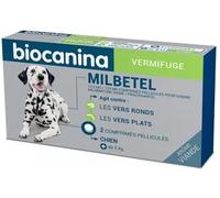 Milbetel Vermifuge BIOCANINA pour chiens 2 Comprimés