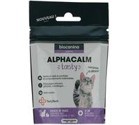 Parapharmacie > Vétérinaire > Produits pour le Bien-Être Animal > Anti-stress pour animaux Biocanina Alphacalm Tasty Chats & NAC & Très Petits Chiens x 30 - Animaux anti-stress - Pharmacie en ligne La