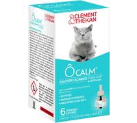 Clément Thékan - ÔCalm - Solution Calmante pour Chat à Diffuser - Anti-Stress Chat - Flacon Recharge 48 ML - 6 semaines