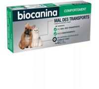 Parapharmacie > Vétérinaire > Produits pour le Bien-Être Animal > Compléments alimentaires animaux Biocanina Comportement Mal des Transports Comprimés x 20 - Compléments alimentaires animaux - Pharmac