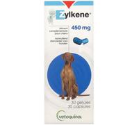 Parapharmacie > Vétérinaire > Produits pour le Bien-Être Animal > Compléments alimentaires animaux Vetoquinol Zylkène 450 mg Chien x 30 - Compléments alimentaires animaux - Pharmacie en ligne LaSante.