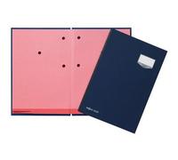 Parapheur 'DE LUXE', A4, 20 compartiments, bleu