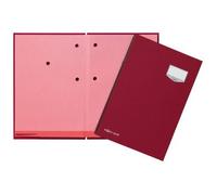 Parapheur 'DE LUXE', A4, 20 compartiments, rouge