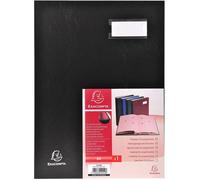 Parapheur - EXACOMPTA - 24 Compartiments - Couverture PVC 300 g/m² - Noir - 3 Trous