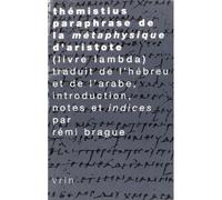 Paraphrase De La Métaphysique D'aristote - (Livre Lambda)