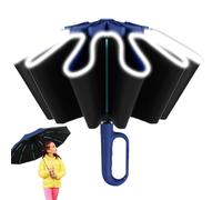 Parapluie À Boucle Anneau Poignée Inversée Robuste Boucle Anneau
