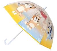 Parapluie à bulles Bluey - Ouverture manuelle - Imprimé avec les personnages de la série - Fabriqué en 100% POE avec structure en fibre de verre - Produit original conçu en Espagne