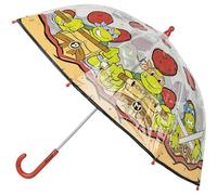 Parapluie à bulles Ninja Turtles- Ouverture manuelle - Multicolore - Fabriqué en 100% POE avec armature en fibre de verre