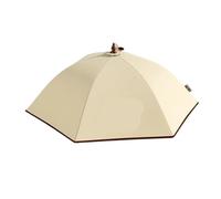 Parapluie à filet fin, Housse de parapluie pliable en maille marron noir 70-80 cm(Brown,80cm)