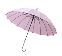 Parapluie à ouverture automatique - Parapluie de voyage coupe-vent à 16 baleines | Auvent de voyage imperméable avec poignée en J, 84 cm de long pour voyage en voiture