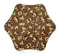 Parapluie à pois léopard marron doré pour petite fille et garçon, parapluie résistant au vent pour enfants de 4 à 8 ans, auvent de 89 cm
