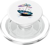 Parapluie Arc-en-Ciel Nuage Fantaisie Bateaux Papier Art PopSockets PopGrip pour MagSafe
