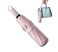 Parapluie automatique compact | Parapluie auto-ouverture et rétractable avec boucle, voyage ventilé coupe-vent Parapluie compact ouvert et fermé automatiques