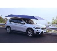 Parapluie Automatique pour Couverture de Voiture de 4,2 m Bleu, Bleu